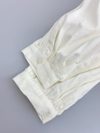 商品画像：長袖ワンピース/--/コットン/WHT 5