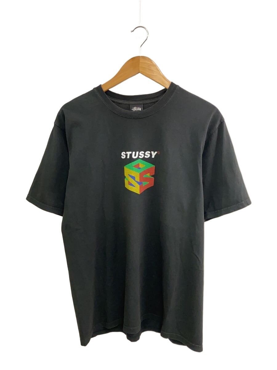 STUSSY / Tシャツ/M/コットン/BLK/プリント/nintendo64