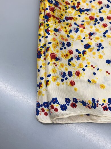 商品画像：スカーフ/シルク/WHT/花柄/レディース 4