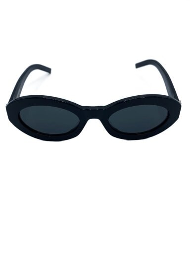 商品画像：サングラス/オーバル/BLK/BLK/レディース/SLM136 1