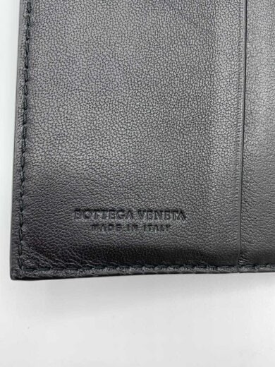 商品画像：2つ折り財布/レザー/BLK/メンズ 4