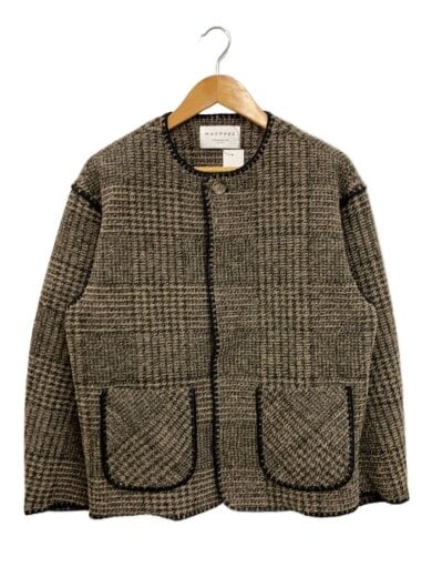 商品画像：カーディガン(厚手)/36/ポリエステル/BRW/12-07-44-07201 1