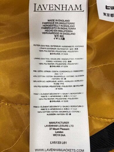 商品画像：ジャケット/10/ポリエステル/YLW/LV5133/ラブンスター ボンバージャケット// 4