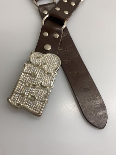 商品画像：ベルト/レザー/BRW/メンズ 2