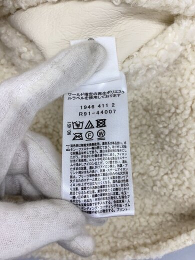 商品画像：CLOENC/リバーシブルボアブルゾン/2/--/WHT/R91-44007// 4