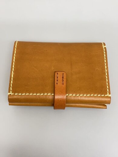 商品画像：tehaamana/2つ折り財布/レザー/BRW/レディース 2