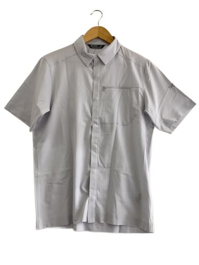 商品画像：半袖シャツ/S/ポリエステル/GRY/無地// 1