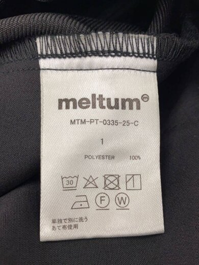 商品画像：3TUCK EASY TROUSERS/1/ポリエステル/BLK/MTM-PT-0335-25-C// 5