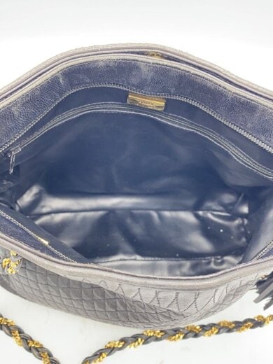 商品画像：ショルダーバッグ/レザー/BLK/無地 6