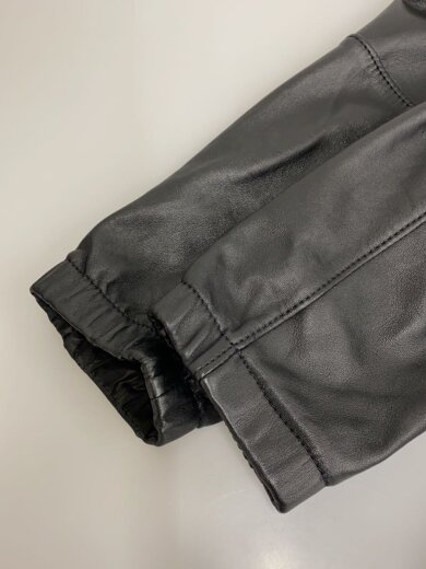 商品画像：レザージャケット・ブルゾン/M/牛革/BLK/無地/F75706// 5