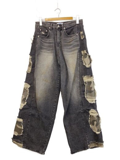 商品画像：UNUSED LAB. /ボトム/M/コットン/BLK/無地// 1