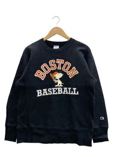 商品画像：PEANUTS/REVERSE WEAVE/スウェット/L/コットン/BLK/C3-C040 1