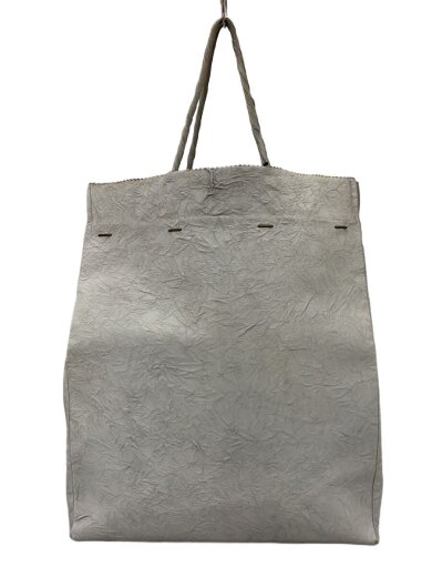 商品画像：PAPER LEATHER TOTE BAG/トートバッグ/--/GRY 1