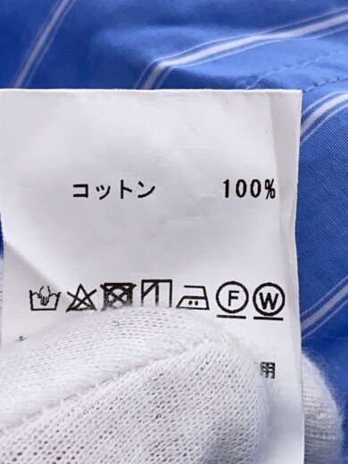 商品画像：７分袖シャツ/36/コットン/BLU/ストライプ/12-01-52-01402// 5