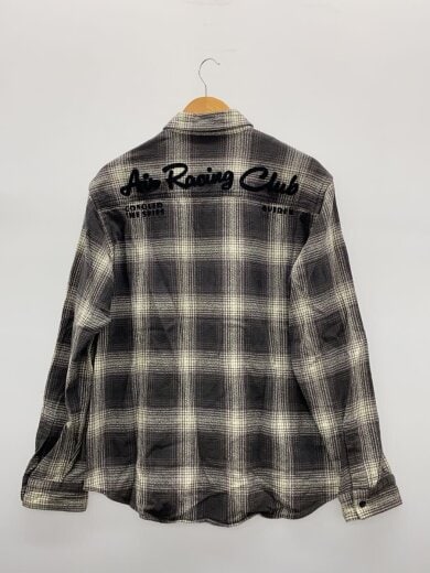 商品画像：ネルシャツ/--/コットン/GRY/チェック/783-6120003/2XL// 2