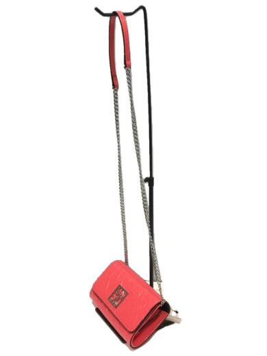 画像：ARMANI EXCHANGE長財布/エナメル/PNK/レディース/948481 CC7942