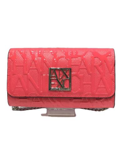画像：ARMANI EXCHANGE長財布/エナメル/PNK/レディース/948481 CC7943