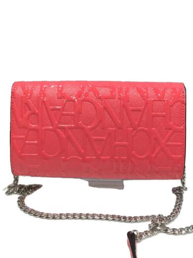 画像：ARMANI EXCHANGE長財布/エナメル/PNK/レディース/948481 CC7944