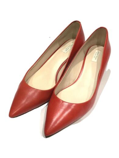 画像：COLE HAANパンプス/US6.5/ORN/レザー/W107402