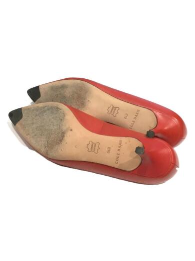 画像：COLE HAANパンプス/US6.5/ORN/レザー/W107404