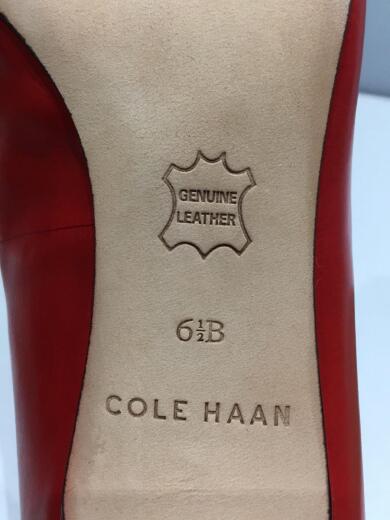 画像：COLE HAANパンプス/US6.5/ORN/レザー/W107405