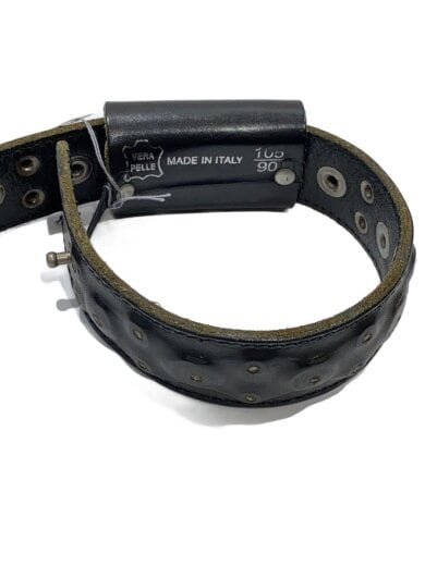 商品画像：シグネットスタッズベルト/ベルト/レザー/BRW/メンズ 2