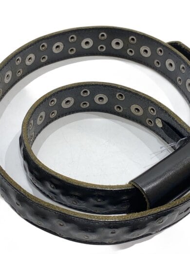 商品画像：シグネットスタッズベルト/ベルト/レザー/BRW/メンズ 3