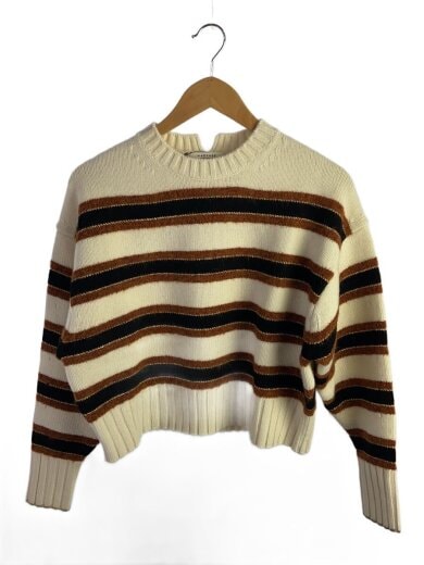 商品画像：ニット・セーター(厚手)/S/ウール/BEG/12-02-34-02404 1