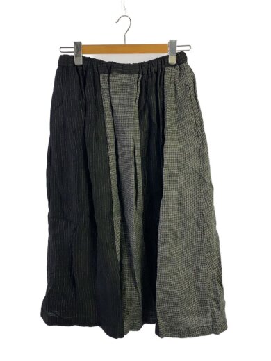 商品画像：ロングスカート/FREE/リネン/BLK/13501124 1