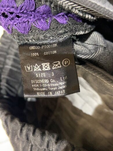 商品画像：ボトム/3/コットン/GRY/GND30-PT001BK 5