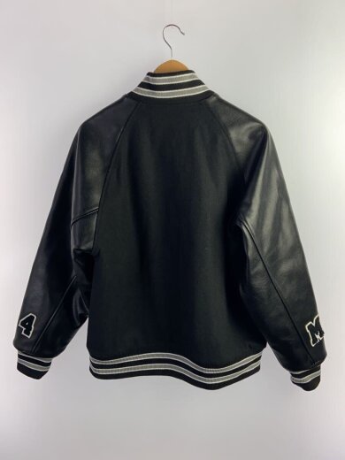 商品画像：LAWNDALE JACKET/スタジャン/M/アクリル/BLK/04562 2