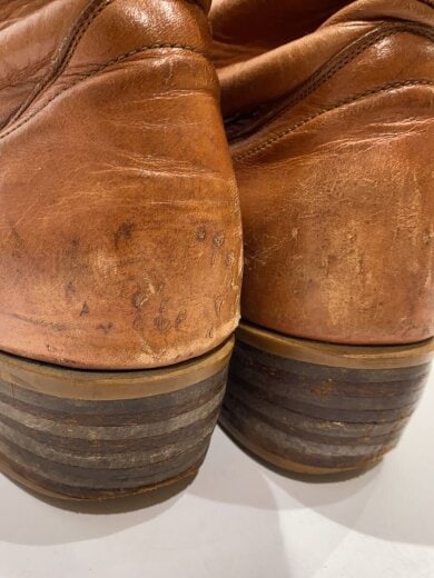 商品画像：70s/オレンジタブ/ペコスブーツ/US9/BRW/レザー/94194 9