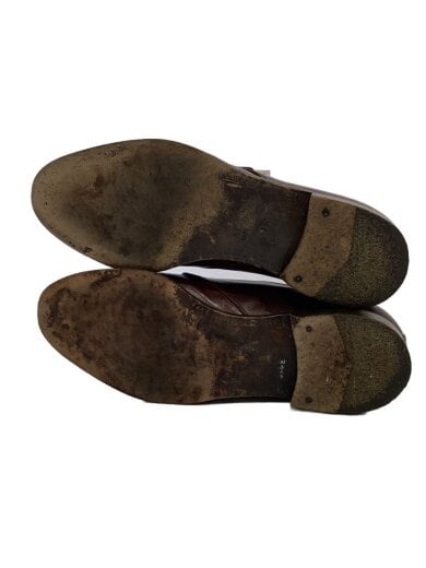 商品画像：ALFANI/モンクシューズ/UK7.5/BRW/レザー 4