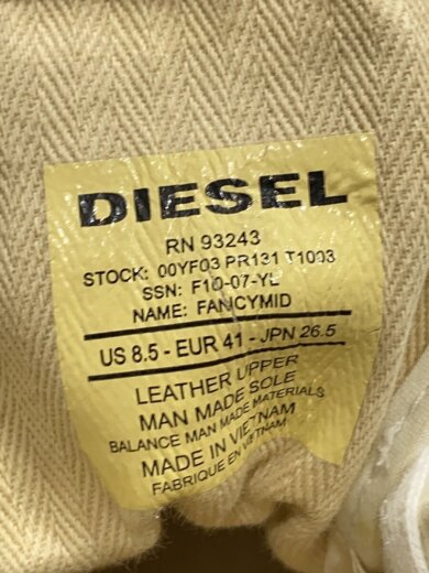 商品画像：ハイカットスニーカー/26.5cm/BEG/F10-07-YL 5