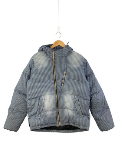 商品画像：ダウンジャケット/L/コットン/IDG/ストライプ// 1