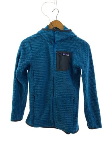 商品画像：R1エア・フルジップ・フーディ_ブルー/XS/ポリエステル/BLU 1