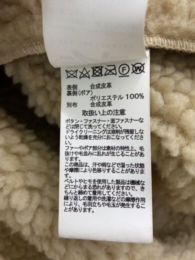 商品画像：B-3/ムートンジャケット/M/フェイクレザー/BLK/TA1548-175 5