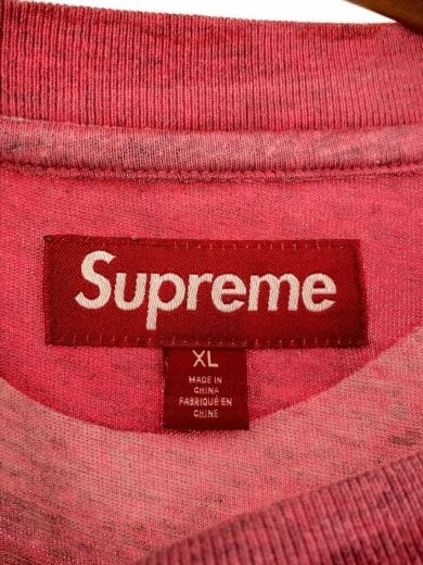 商品画像：25FW/OVERPRINT S/S TOP/Tシャツ/XL/コットン/ピンク 3