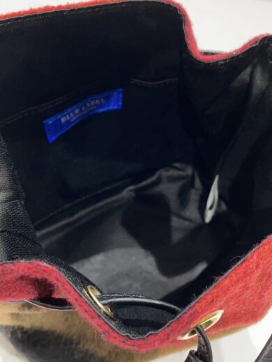 商品画像：ショルダーバッグ/--/RED/チェック/55N1-441-40 6