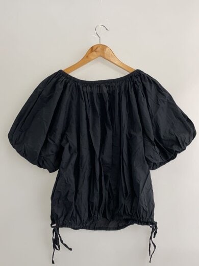 商品画像：半袖ブラウス/--/コットン/BLK/25-051-200-9020-2-0 2