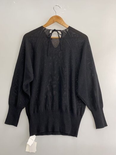 商品画像：25ss/Kristy/ニット・セーター(薄手)/FREE/コットン/BLK/DER25SS-KN-001 2