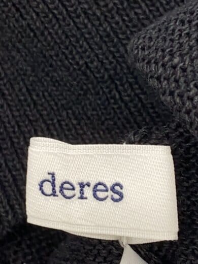 商品画像：25ss/Kristy/ニット・セーター(薄手)/FREE/コットン/BLK/DER25SS-KN-001 3