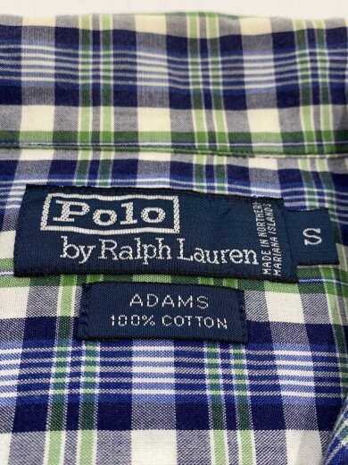 商品画像：半袖シャツ/S/コットン/BLU/ギンガムCK 3