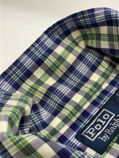 商品画像：半袖シャツ/S/コットン/BLU/ギンガムCK 5