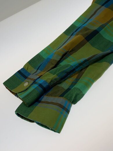 商品画像：pennleigh/長袖シャツ/M/コットン/GRN/チェック// 4