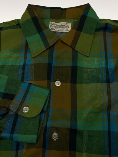 商品画像：pennleigh/長袖シャツ/M/コットン/GRN/チェック// 5