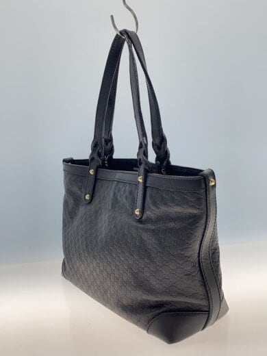 商品画像：トートバッグ_マイクログッチシマ/レザー/BLK// 2