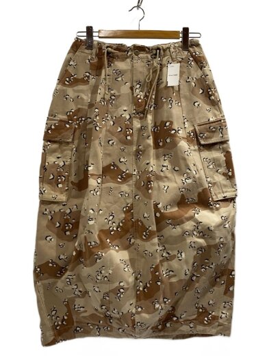 商品画像：CAMO SKIRT/ロングスカート/2/コットン/BEG/カモフラ/OT1536 1