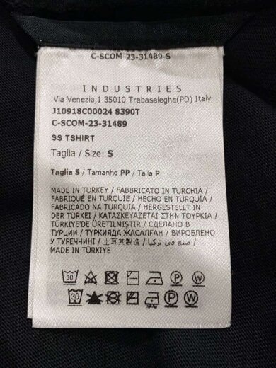 商品画像：Tシャツ/S/コットン/BLK/J10918C00024 8390T/? NULL ? 4