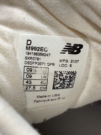 商品画像：M992/ホワイト/27.5cm/WHT// 5
